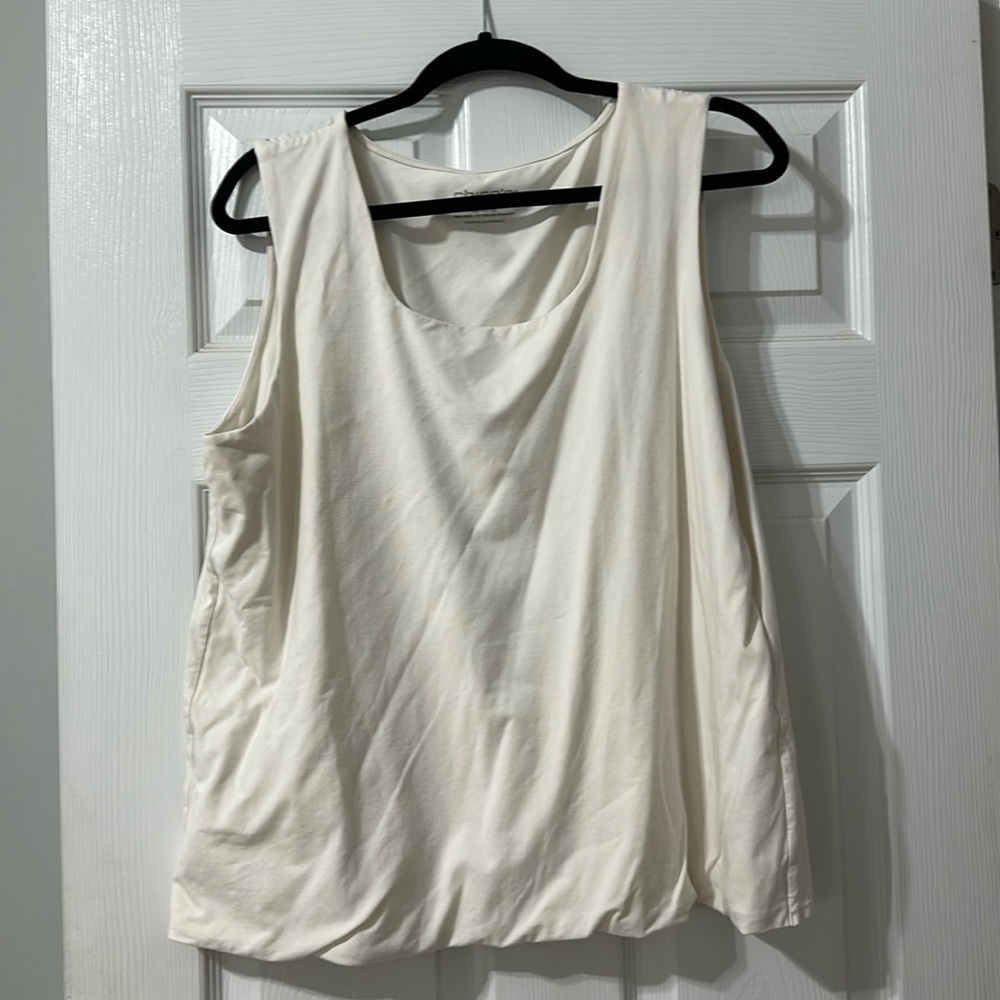 Chicos off white tank